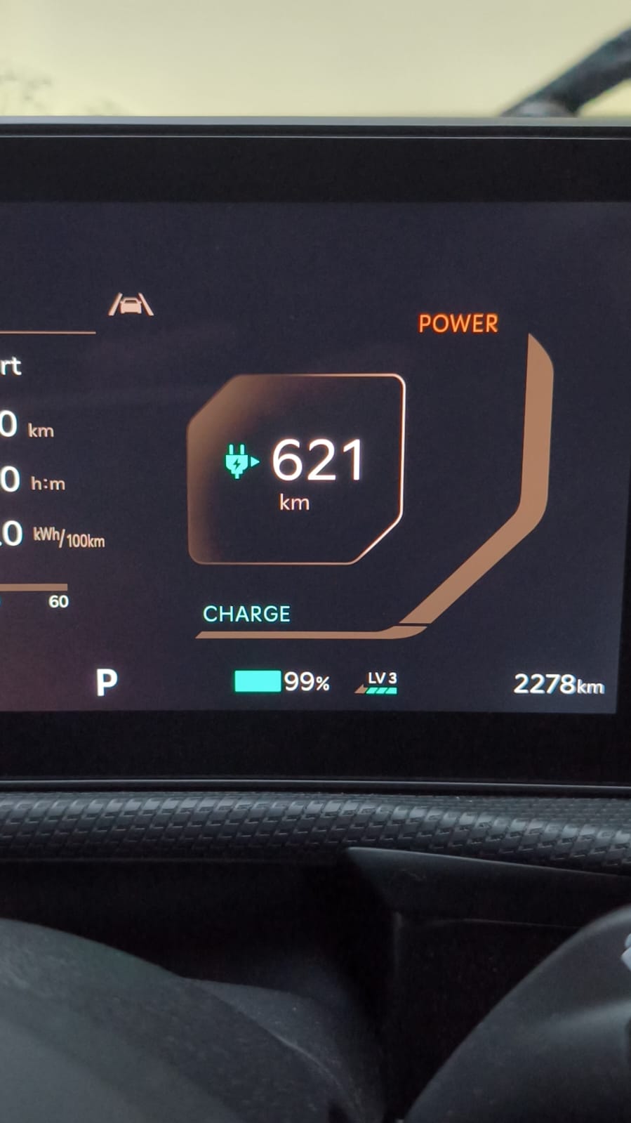 auf Mehr komm ich nicht nach dem voll laden  aber bei meiner Fahrweise  kommt das gut hin :)