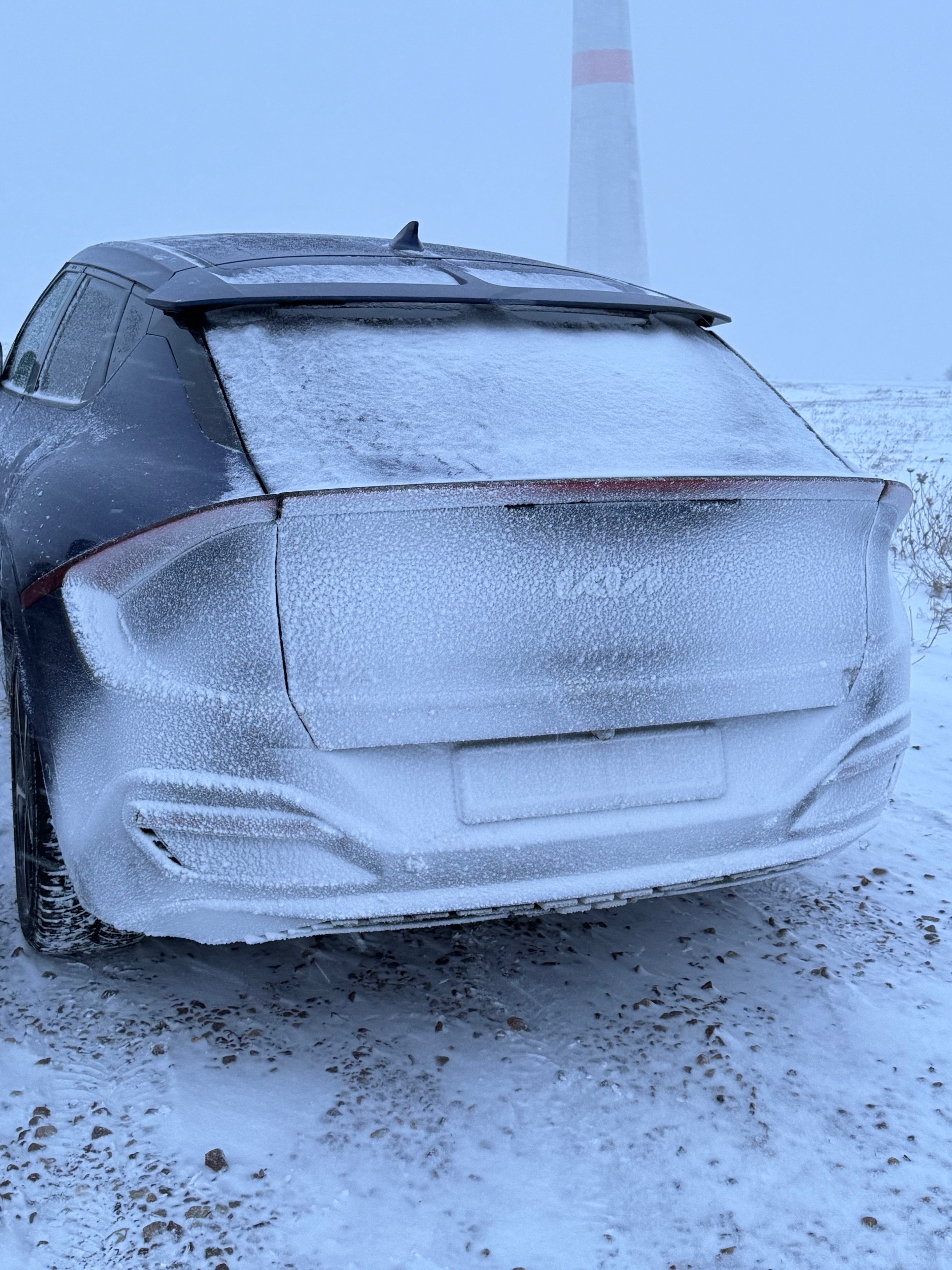 Kia Allrad fährt auch den Berg hoch im Winter